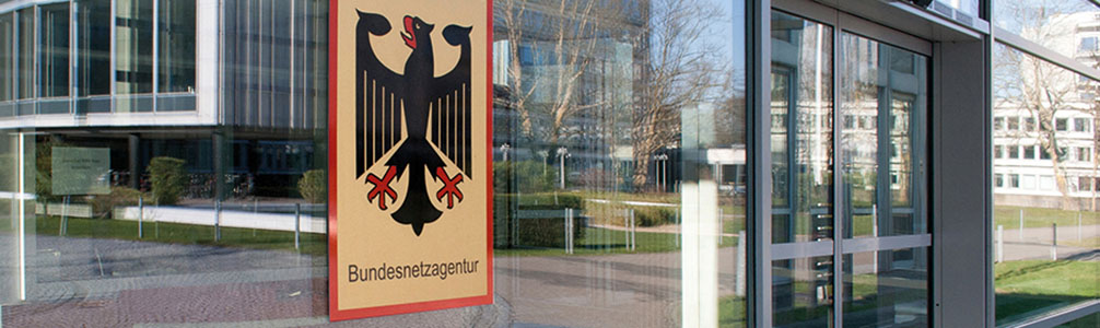 Eingang Hauptgebäude Bundesnetzagentur in Bonn Eingang Hauptgebäude Bundesnetzagentur in Bonn