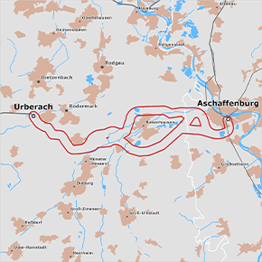 Trassenkorridornetz der Leitung Aschaffenburg – Urberach (BBPlG-Vorhaben 96) Trassenkorridornetz der Leitung Aschaffenburg – Urberach (BBPlG-Vorhaben 96)